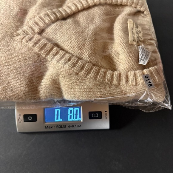 Vintage‎ Carson's 70%wool Made in Italy vest | Grandpacore Quiet Luxury Oatmeal - Picture 6 of 6